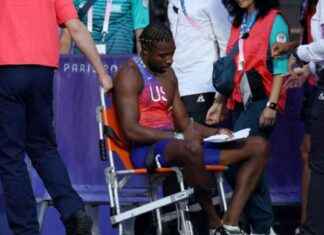 Lyles Collapses After Winning 200m Bronze: Covid Concerns. news-09082024-071948