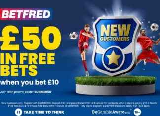 Claim £50 Free Bets for Football with £10 Stake at Betfred news-09082024-115640