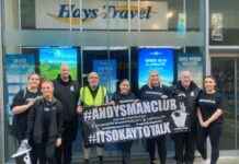 Fundraising Walk for Men’s Mental Health: Hays Travel Staff Trek from Bury to Manchester Airport news-13092024-154522