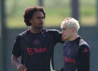 Man Utd Training: Amorim Laughs, Garnacho Haircut – Europa League Final Prep man-utd-training-amorim-laughs-garnacho-haircut-europa-league-final-prep