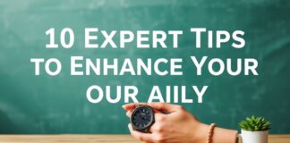 10 Expert Tips to Elevate Your Daily Routine 10 Expert Tips to Enhance Your Daily Routine