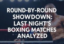 Round-by-Round Showdown: Last Night’s Boxing Battles Dissected Round-by-Round Showdown: Last Night's Boxing Matches Analyzed